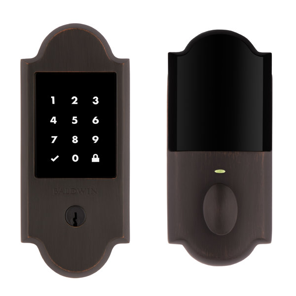 Baldwin Single Cylinder Electronic Deadbolt Wayfair